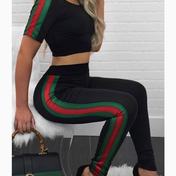 gucci inspired leggings
